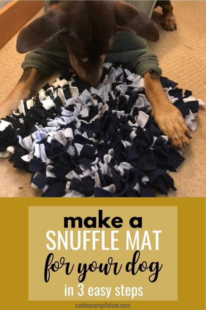 How To Make A Snuffle Mat For Your Dog Canine Compilation