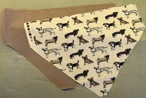 Cut 2 pieces of fabric