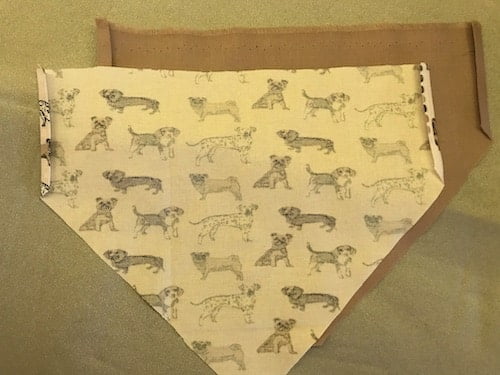 Fold over an press the collar edge seams