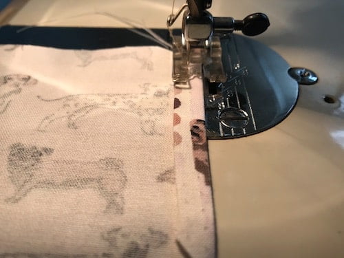Sew the fold