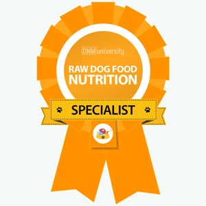 DNM Raw Dog Food Nutrition Specialist Certificate