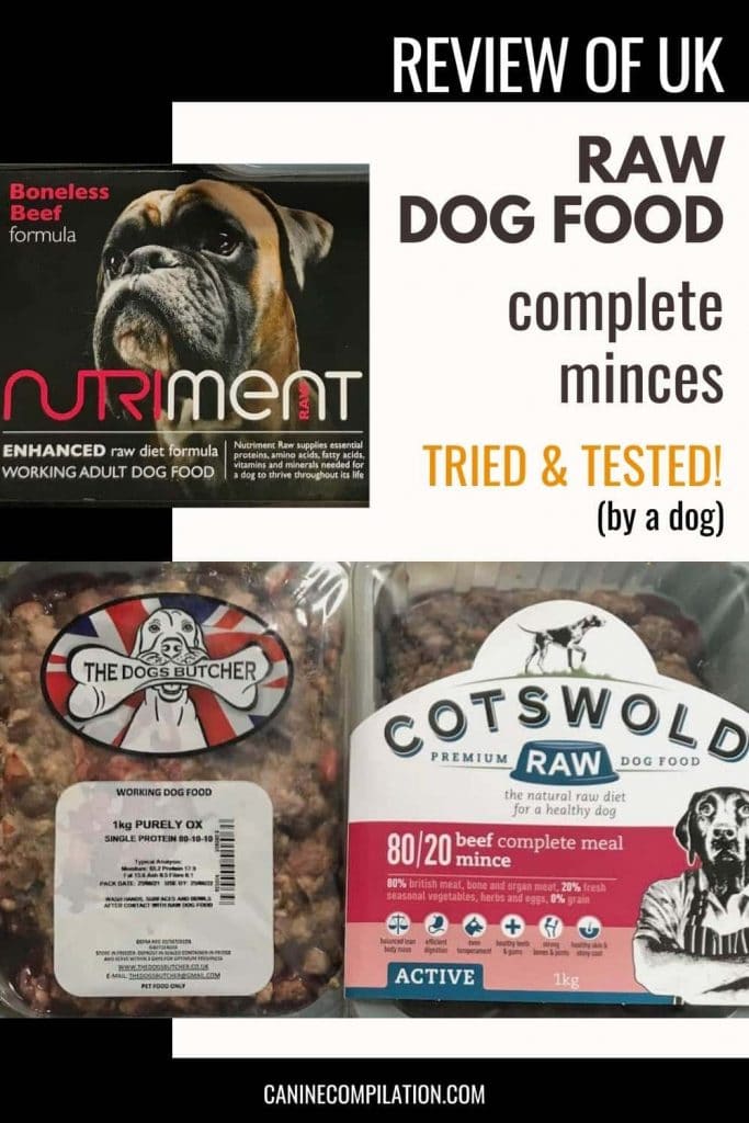 is raw dog food safe uk