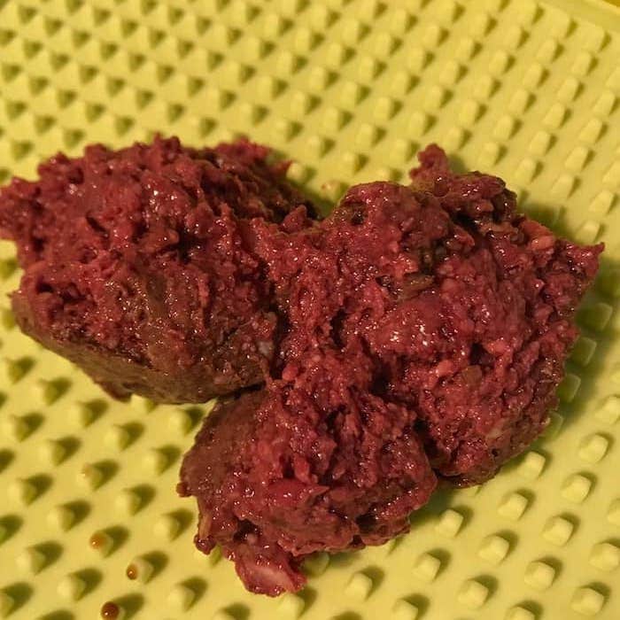 A close up of Prodog raw dog food